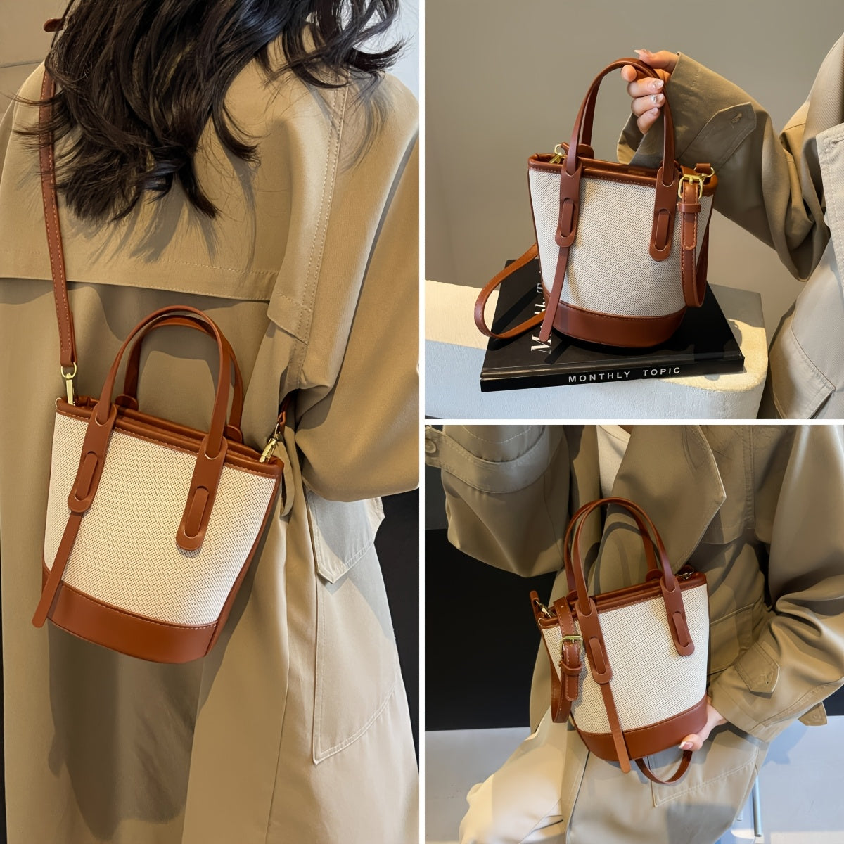 Elegant Bucket Handbag – Stylish Everyday Tote